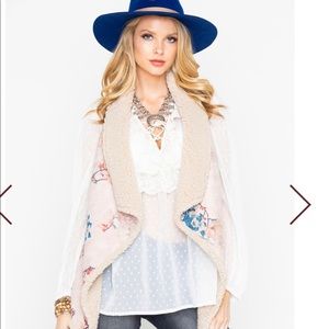 Nwt BB DAKOTA  reversible faux vest sz XL